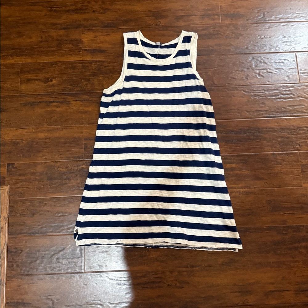 J. Crew Striped Sleeveless Dress